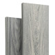 Террасная доска Bruggan Мультиколор 140х19х3000 Серый (Grey) Полнотелая