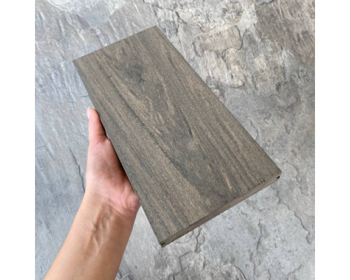 Террасная доска Bruggan Мультиколор 140х19х3000 Венге (Wenge) Полнотелая