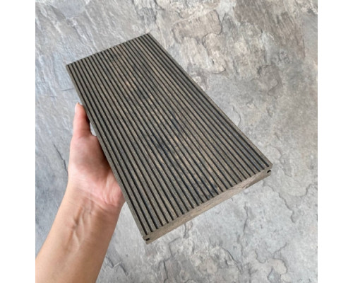 Террасная доска Bruggan Мультиколор 140х19х3000 Венге (Wenge) Полнотелая