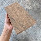 Террасная доска Bruggan Мультиколор 140х19 Кедр (Cedar) Полнотелая