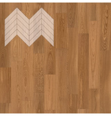 Паркет Елка Французская Lab Arte Chevron Дуб Рустик Солид лак 600/490х110х14/3/45°
