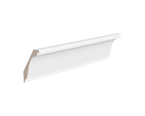 Потолочный плинтус ЛДФ под покраску Ultrawood CR 2335 i 2000×75×114