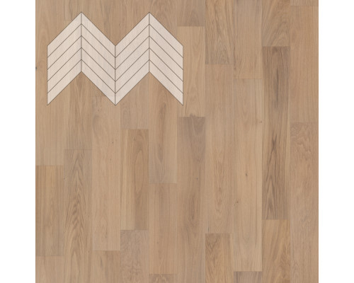 Паркет Елка Французская Lab Arte Chevron Дуб Селект 2006 лак 600/510х90х14/3/45°

