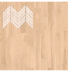 Паркет Елка Французская Lab Arte Chevron Дуб Натур Бетон лак 600/490х110х14/3/45°
