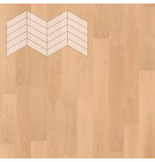 Паркет Елка Французская Lab Arte Chevron Дуб Селект Шёлк лак 400/348х90х14/3/60°
