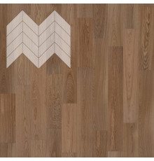 Паркет Елка Французская Lab Arte Chevron Дуб Селект Норвег лак 600/450х150х14/3/45°
