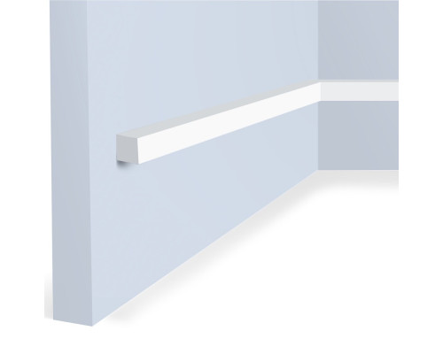 Молдинг из полистирола под покраску Hiwood D15V1 2000×15×15