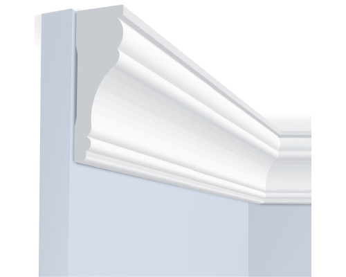 Потолочный плинтус под покраску Hiwood T1011 2000×40×110
