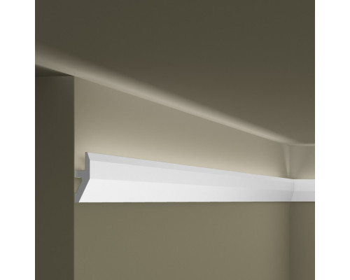 Молдинг из полистирола под покраску NMC Wallstyl W1 с подсветкой 2000×55×20