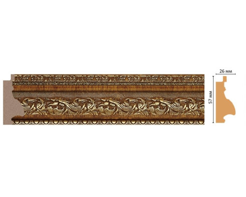 Багет DECOMASTER 556-4 57x26x2900 мм 556-4