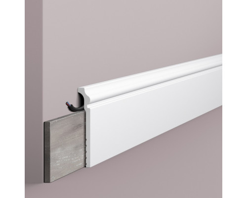 Плинтус под покраску NMC Wallstyl CF3 2000×120×22