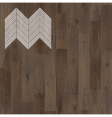 Паркет Елка Французская Lab Arte Chevron Дуб Натур Кайт лак 600/475х125х14/3/45°

