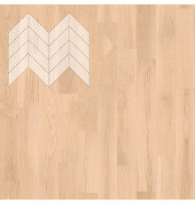 Паркет Елка Французская Lab Arte Chevron Дуб Селект Бетон лак 600/450х150х14/3/45°

