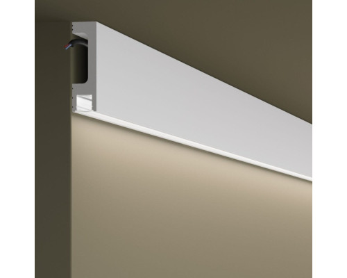 Потолочный плинтус под покраску с подсветкой NMC Wallstyl IL10 2000×23×80