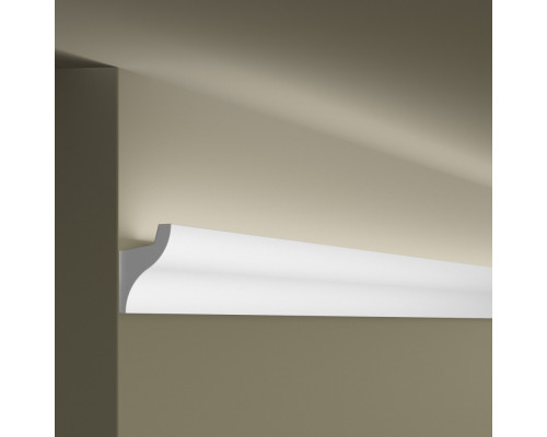 Потолочный плинтус под покраску с подсветкой NMC Wallstyl IL3 2000×32,5×50