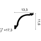 Карнизы C216
