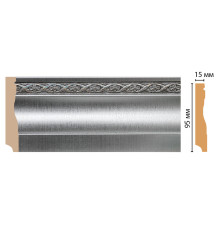 Плинтус напольный DECOMASTER 153-55 ДМ 95х12х2400 мм MAS45069