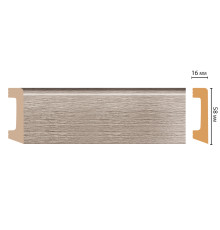 Плинтус напольный DECOMASTER D234-77 DM 58х16х2400 мм D234-77 DM