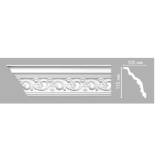 Плинтус потолочный с рисунком DECOMASTER 95831 105х115х2400 мм 95831