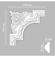 Угол DECOMASTER 98061-1 (240240*21мм)
