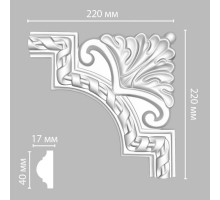 Угол декоративный DECOMASTER DP-8050D 220x220x20 мм DP-8050D
