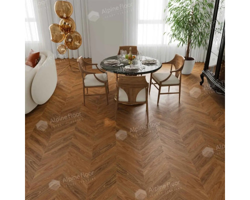 Кварцвиниловая плитка Alpine Floor Chevron: стильный выбор для вашего интерьера
