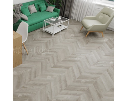 Кварцвиниловая плитка Alpine Floor Chevron Alpine LVT ECO 20-1 Дуб Фантазия

