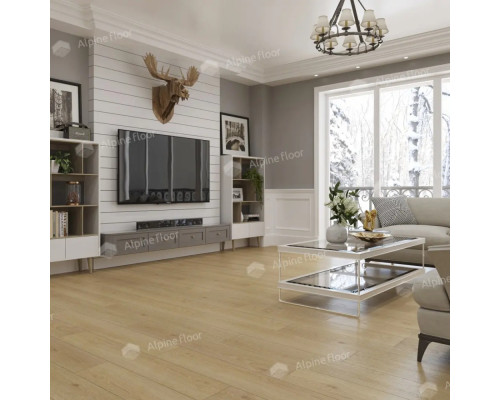 Кварцвиниловая плитка Alpine Floor Ultra Еco 5-37 Дуб Марципановый
