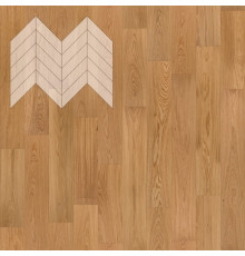 Паркет Елка Французская Lab Arte Chevron Дуб Рустик Кольт лак 600/475х125х14/3/45°
