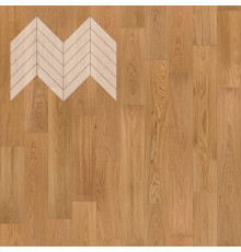 Паркет Елка Французская Lab Arte Chevron Дуб Селект лак 600/490х110х14/3/45°
