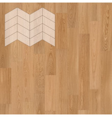 Паркет Елка Французская Lab Arte Chevron Дуб Натур Вельвет лак 400/313х150х14/3/60°
