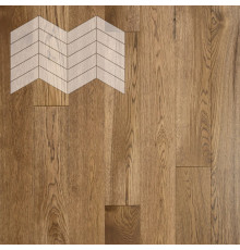 Паркет Елка Французская Lab Arte Chevron Дуб Селект Тибальт лак 400/337х110х14/3/60°

