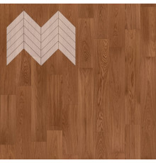 Паркет Елка Французская Lab Arte Chevron Дуб Селект Хани лак 600/490х110х14/3/45°
