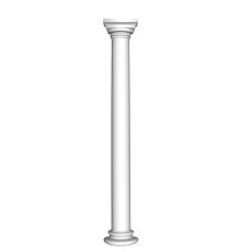 90124H-SET4 Комплект: полуколонна 90124H, полукапитель 90024-5H, полуоснование 90024-4H
