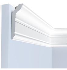 Потолочный плинтус под покраску Hiwood L1902S с подсветкой 2000×27×80