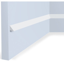 Молдинг из полистирола под покраску Hiwood TR15 2000×15×15