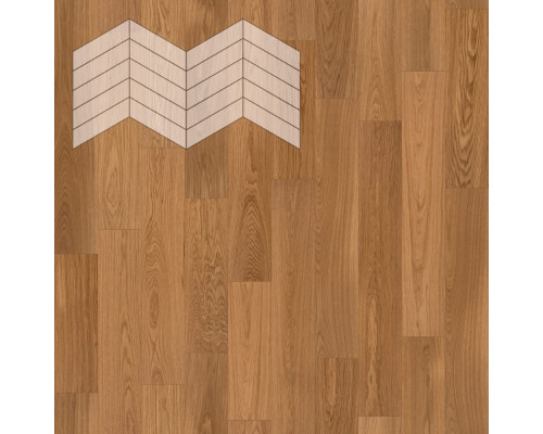 Паркет Елка Французская Lab Arte Chevron Дуб Селект Солид лак 400/328х125х14/3/60°
