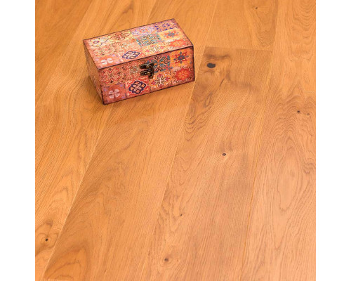 Паркетная доска PolarWood ДУБ БЛАГОРОДНЫЙ КОРИЧНЕВЫЙ МАТОВЫЙ ЛАК 14x188x2000 4V 1П (3,0 м2)