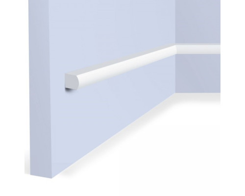 Молдинг из полистирола под покраску Hiwood D15V2 NP 2700×15×15