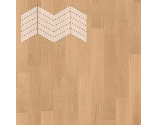 Паркет Елка Французская Lab Arte Chevron Дуб Натур Бург лак 400/348х90х14/3/60°
