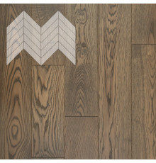 Паркет Елка Французская Lab Arte Chevron Дуб Рустик Ариста лак 600/490х110х14/3/45°