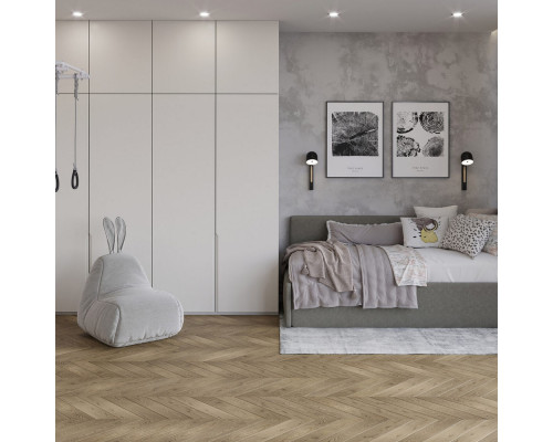 Инженерная доска AlixFloor Французская Ёлка ALX1058CV Дуб Кантри Темный
