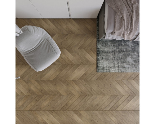 Инженерная доска AlixFloor Французская Ёлка ALX1058CV Дуб Кантри Темный