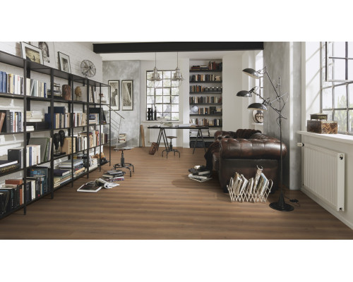 Ламинат Wineo 500 Medium 4V LA167MV4 Дуб Премиум Коричневый
