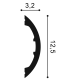 Молдинги P3070 RADIUS