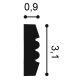 Молдинги P5021