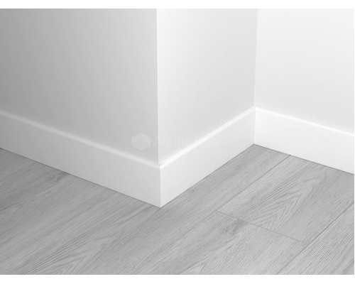 Плинтус Alpine Floor Grand Sequoia ECO 11-00: Стильный белый матовый выбор для вашего интерьера
