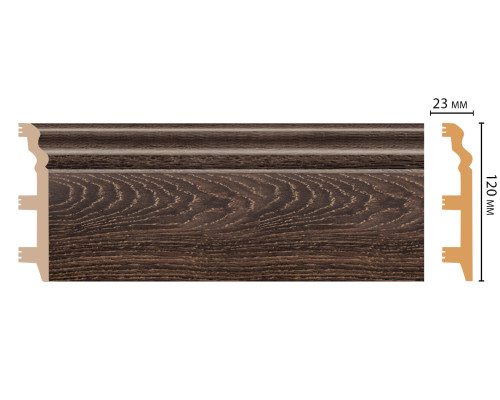 Плинтус напольный DECOMASTER D233-81 120х23х2400 мм D233-81