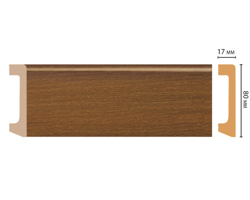 Плинтус напольный DECOMASTER D235-85 ДМ (80172400 мм)
