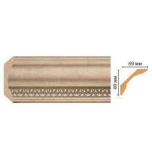 Плинтус потолочный DECOMASTER 100C-59 полистирол 69х69х2400 мм 100C-59